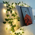 Artificial Vine Plant Leaves with 10ft LED Fairy Lights